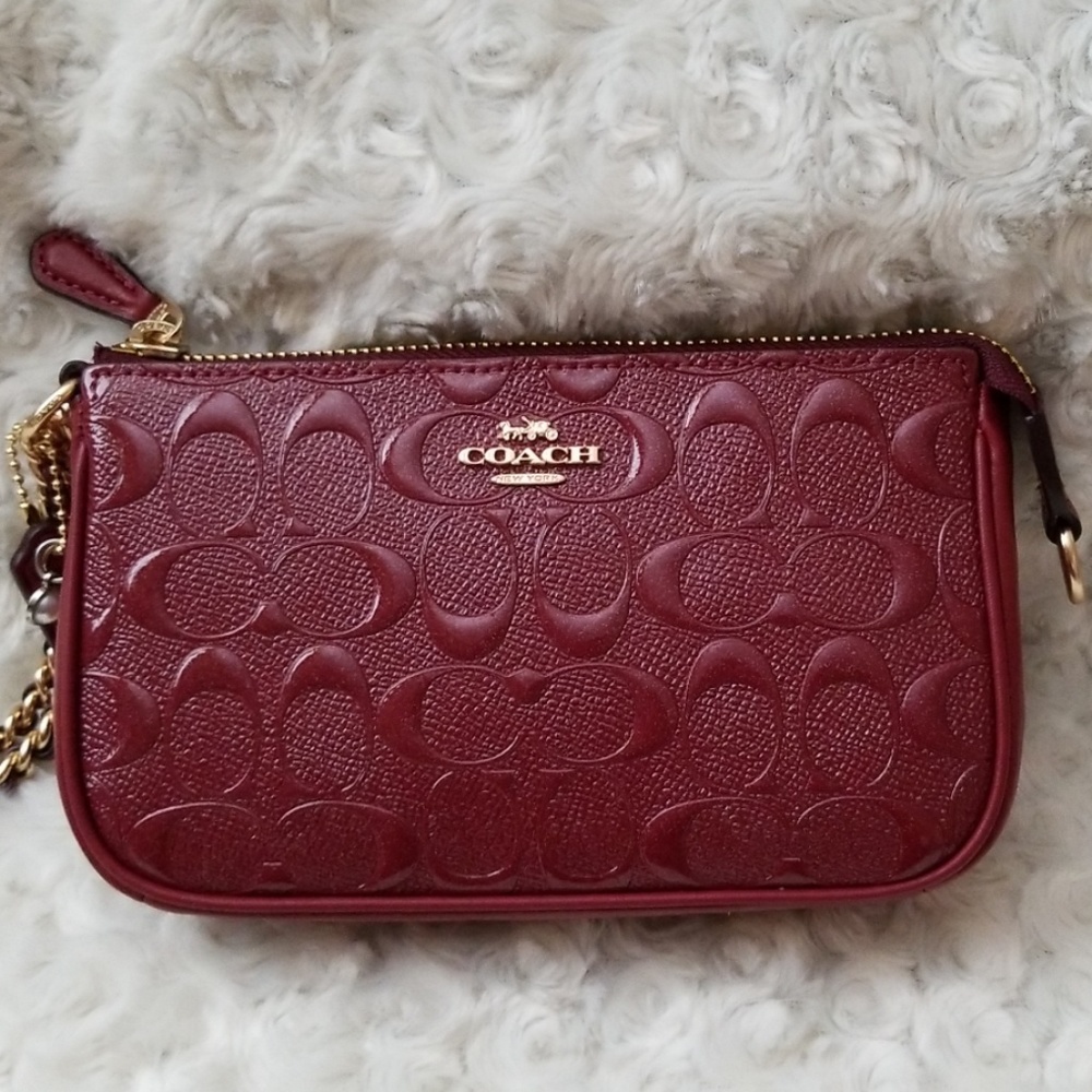 Coach Large Signature Wristlet